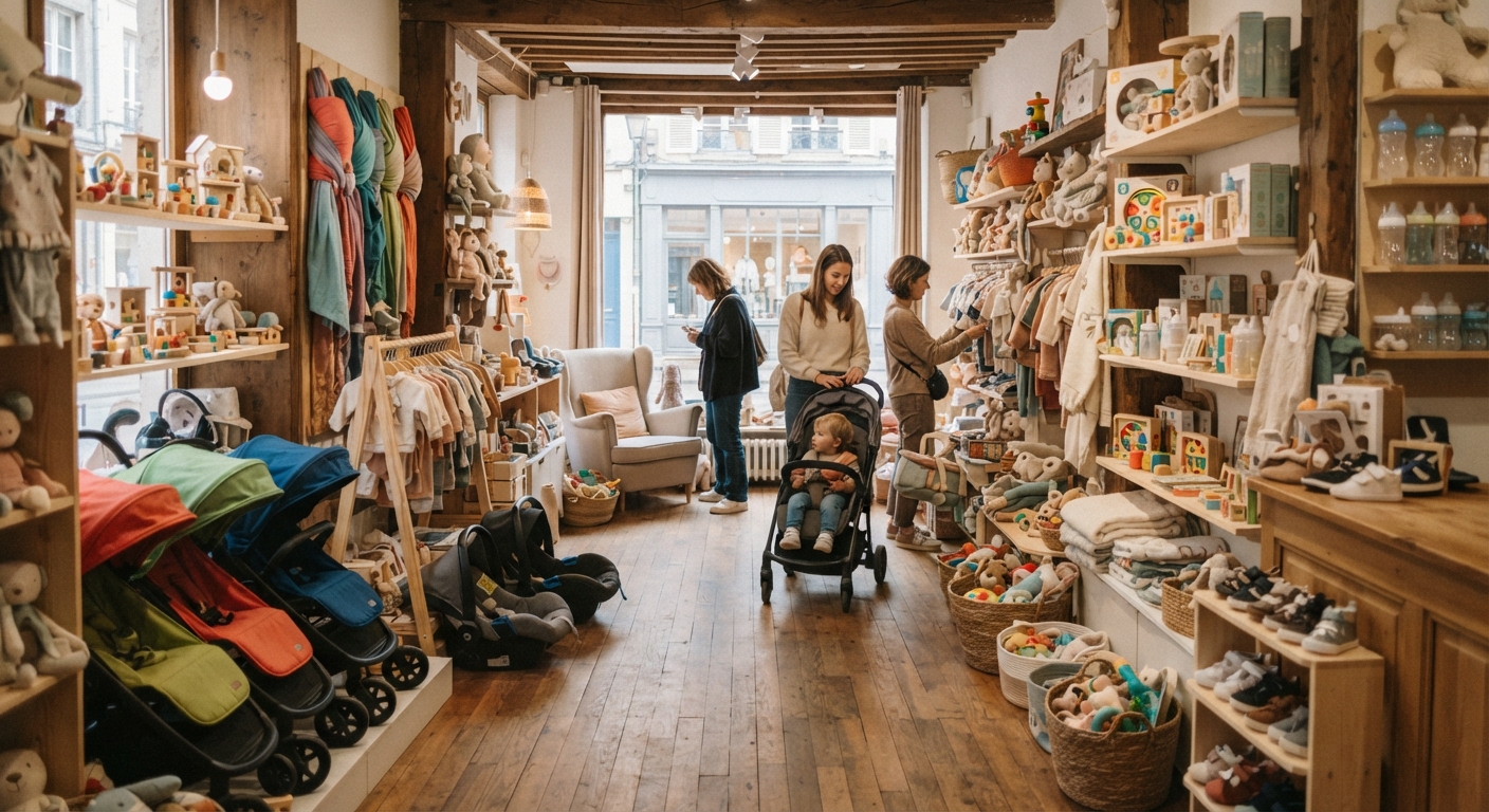 À Lille, vous pouvez aussi vous rendre dans une boutique Natal Market, spécialiste de la puériculture