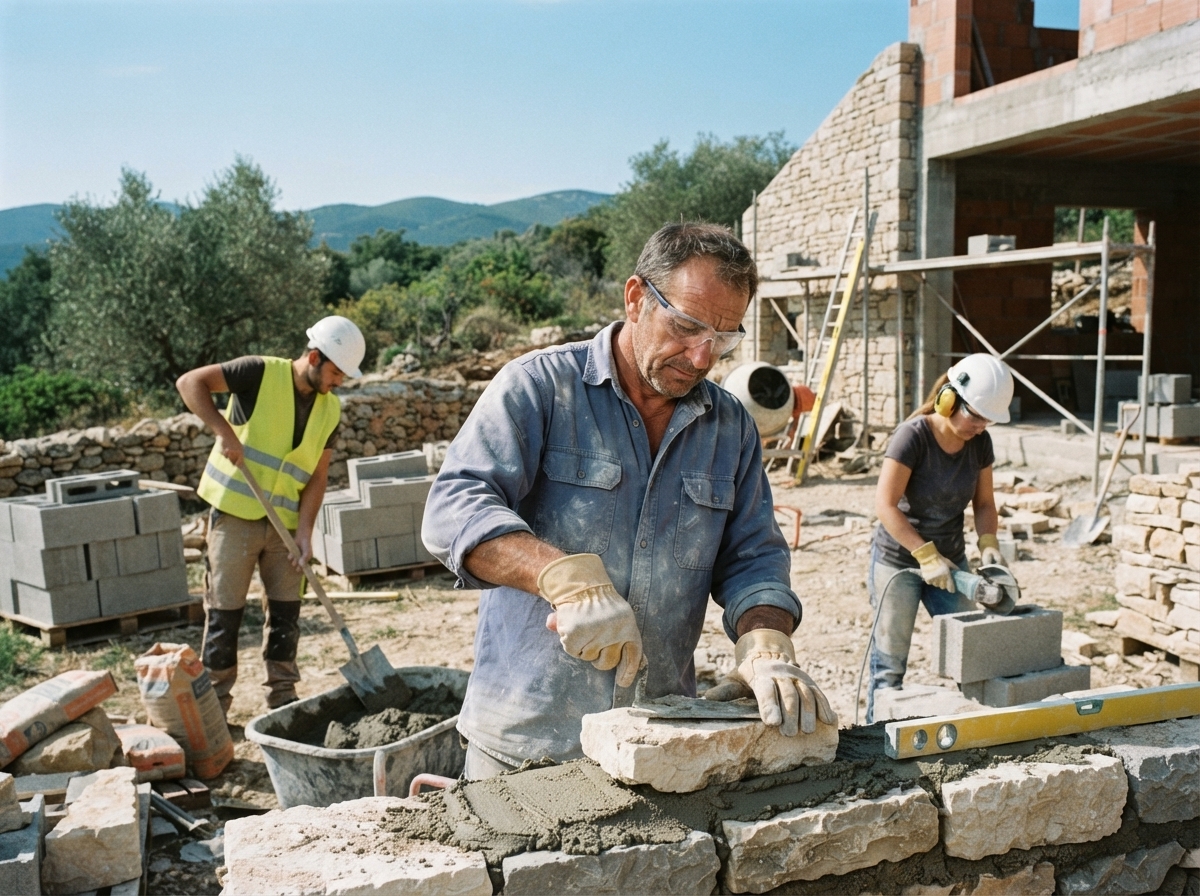 Maçonnerie var